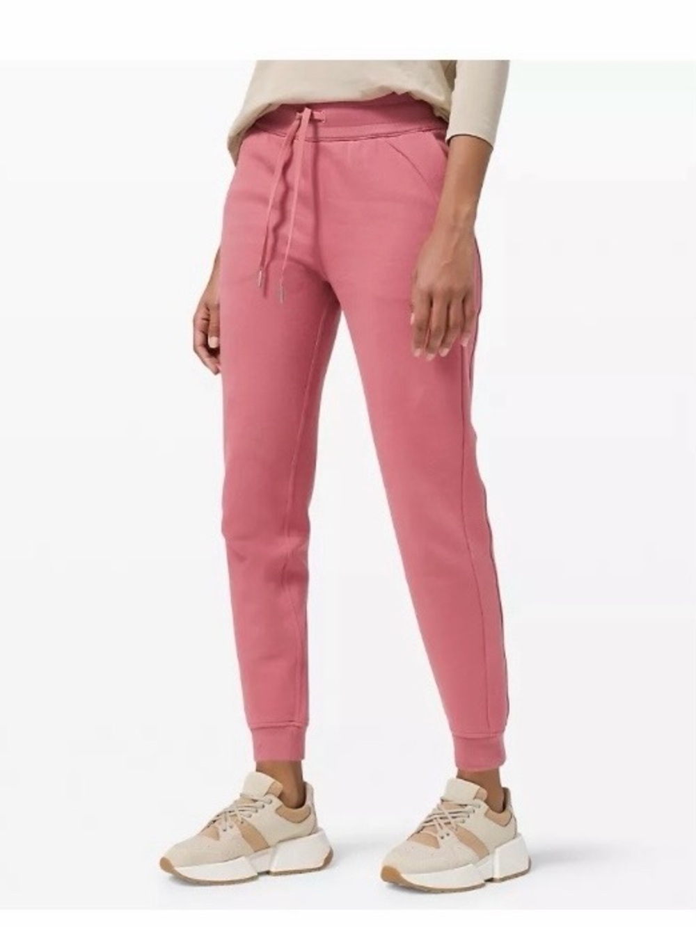 Size 10 Lululemon Briar Rose Scuba High rise Scuba Joggers